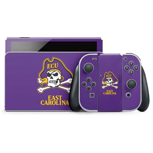 East Carolina University ECU Pirates Nintendo Switch OLED (2021) Skin